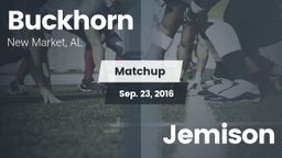 Matchup: Buckhorn vs. Jemison 2016