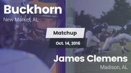 Matchup: Buckhorn vs. James Clemens  2016