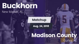 Matchup: Buckhorn vs. Madison County  2018
