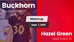 Matchup: Buckhorn vs. Hazel Green  2018