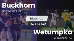 Matchup: Buckhorn vs. Wetumpka  2018