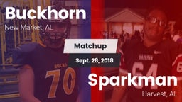 Matchup: Buckhorn vs. Sparkman  2018
