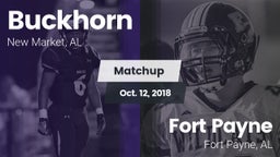 Matchup: Buckhorn vs. Fort Payne  2018