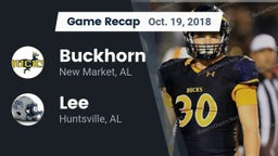 Recap: Buckhorn  vs. Lee  2018