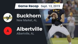 Recap: Buckhorn  vs. Albertville  2019
