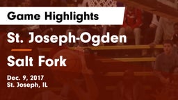 St. Joseph-Ogden  vs Salt Fork Game Highlights - Dec. 9, 2017