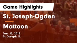 St. Joseph-Ogden  vs Mattoon  Game Highlights - Jan. 13, 2018