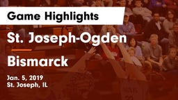 St. Joseph-Ogden  vs Bismarck  Game Highlights - Jan. 5, 2019