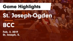 St. Joseph-Ogden  vs BCC Game Highlights - Feb. 2, 2019