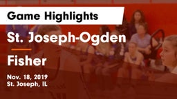St. Joseph-Ogden  vs Fisher  Game Highlights - Nov. 18, 2019