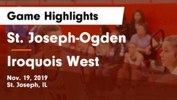St. Joseph-Ogden  vs Iroquois West  Game Highlights - Nov. 19, 2019