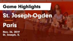 St. Joseph-Ogden  vs Paris  Game Highlights - Nov. 26, 2019