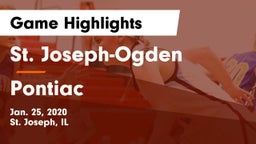 St. Joseph-Ogden  vs Pontiac  Game Highlights - Jan. 25, 2020
