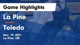 La Pine  vs Toledo  Game Highlights - Dec. 19, 2021