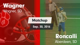 Matchup: Wagner vs. Roncalli  2016