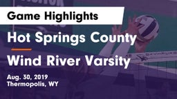 Hot Springs County  vs Wind River Varsity  Game Highlights - Aug. 30, 2019