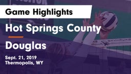 Hot Springs County  vs Douglas  Game Highlights - Sept. 21, 2019