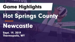 Hot Springs County  vs Newcastle  Game Highlights - Sept. 19, 2019