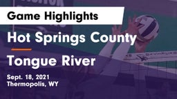 Hot Springs County  vs Tongue River  Game Highlights - Sept. 18, 2021