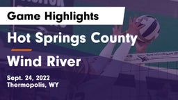 Hot Springs County  vs Wind River  Game Highlights - Sept. 24, 2022