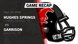 Recap: Hughes Springs  vs. Garrison  2016