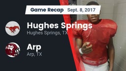 Recap: Hughes Springs  vs. Arp  2017