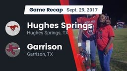 Recap: Hughes Springs  vs. Garrison  2017