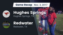 Recap: Hughes Springs  vs. Redwater  2017