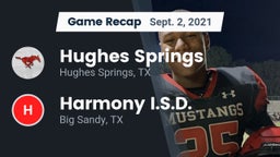 Recap: Hughes Springs  vs. Harmony I.S.D. 2021