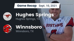 Recap: Hughes Springs  vs. Winnsboro  2021