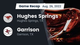 Recap: Hughes Springs  vs. Garrison  2022