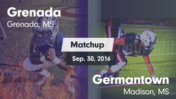 Matchup: Grenada vs. Germantown  2016