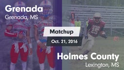 Matchup: Grenada vs. Holmes County 2016