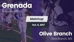 Matchup: Grenada vs. Olive Branch  2017