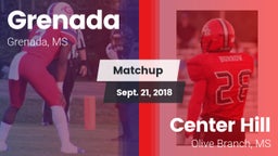 Matchup: Grenada vs. Center Hill  2018