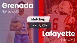 Matchup: Grenada vs. Lafayette  2019