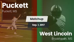 Matchup: Puckett vs. West Lincoln  2017