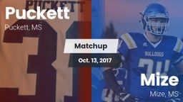 Matchup: Puckett vs. Mize  2017