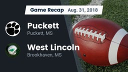 Recap: Puckett  vs. West Lincoln  2018