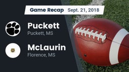 Recap: Puckett  vs. McLaurin  2018