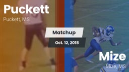 Matchup: Puckett vs. Mize  2018