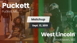 Matchup: Puckett vs. West Lincoln  2019