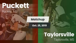 Matchup: Puckett vs. Taylorsville  2019