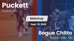 Matchup: Puckett vs. Bogue Chitto  2020