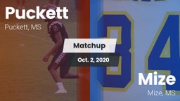 Matchup: Puckett vs. Mize  2020