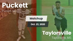 Matchup: Puckett vs. Taylorsville  2020