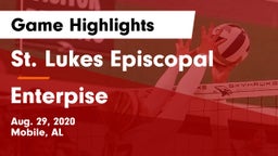 St. Lukes Episcopal  vs Enterpise Game Highlights - Aug. 29, 2020