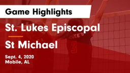 St. Lukes Episcopal  vs St Michael Game Highlights - Sept. 4, 2020
