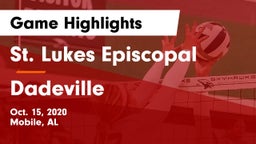 St. Lukes Episcopal  vs Dadeville Game Highlights - Oct. 15, 2020