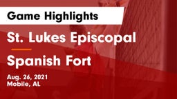 St. Lukes Episcopal  vs Spanish Fort  Game Highlights - Aug. 26, 2021